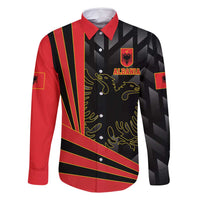 Custom Albania Football We are Champions Family Matching Off Shoulder Maxi Dress and Hawaiian Shirt Sporty Style with The Double-headed eagle