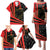 Custom Albania Football We are Champions Family Matching Puletasi and Hawaiian Shirt Sporty Style with The Double-headed eagle