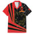 Custom Albania Football We are Champions Family Matching Short Sleeve Bodycon Dress and Hawaiian Shirt Sporty Style with The Double-headed eagle
