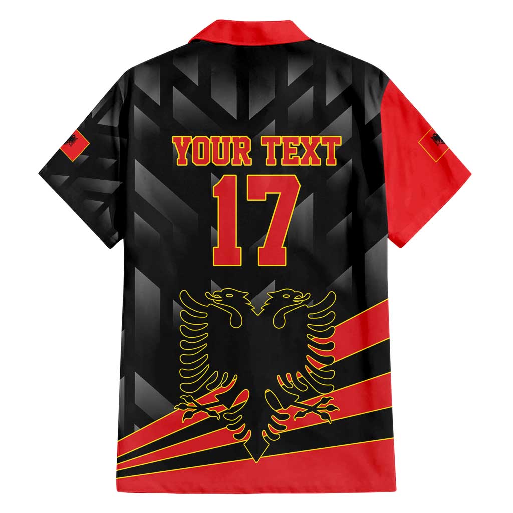 Custom Albania Football We are Champions Family Matching Short Sleeve Bodycon Dress and Hawaiian Shirt Sporty Style with The Double-headed eagle