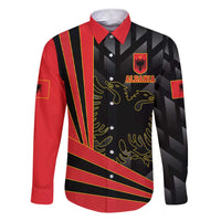 Custom Albania Football We are Champions Family Matching Short Sleeve Bodycon Dress and Hawaiian Shirt Sporty Style with The Double-headed eagle