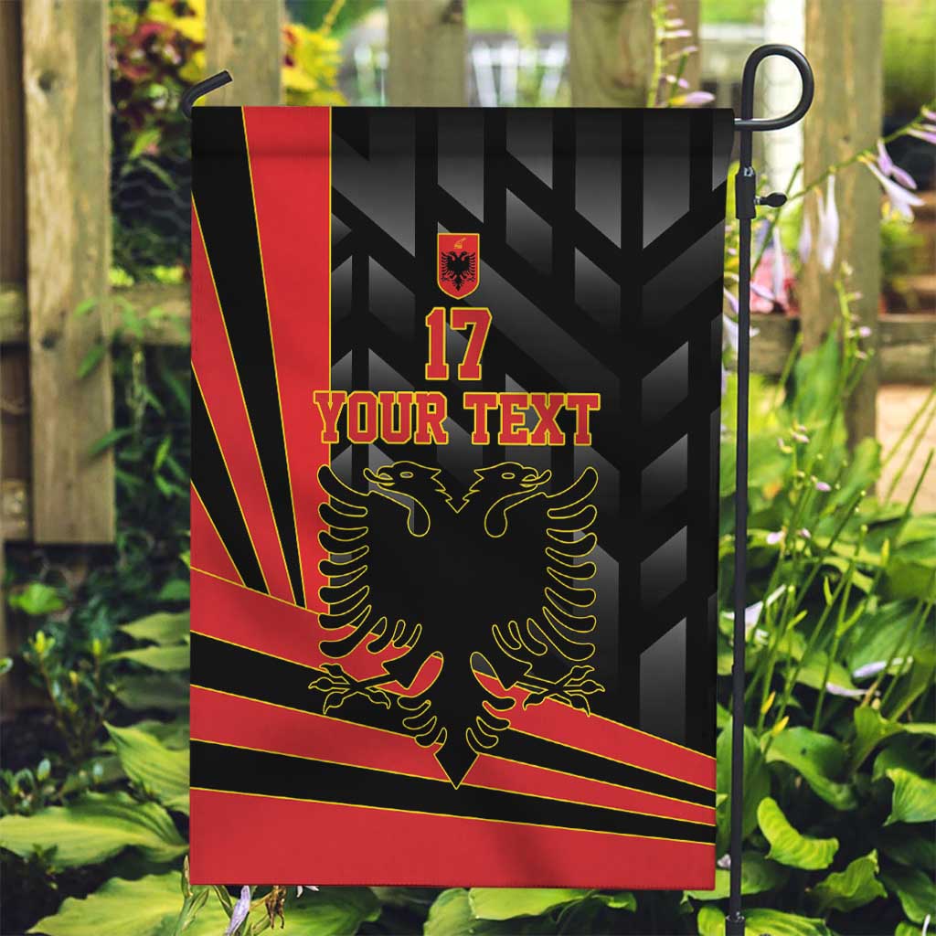 Custom Albania Football We are Champions Garden Flag Sporty Style with The Double-headed eagle