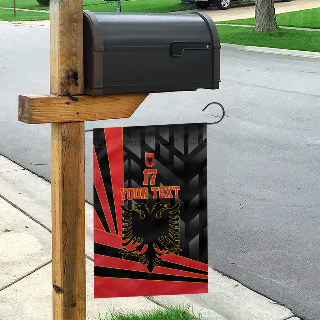 Custom Albania Football We are Champions Garden Flag Sporty Style with The Double-headed eagle