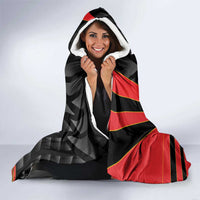 Custom Albania Football We are Champions Hooded Blanket Sporty Style with The Double-headed eagle