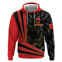 Custom Albania Football We are Champions Hoodie Sporty Style with The Double-headed eagle