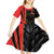Custom Albania Football We are Champions Kid Short Sleeve Dress Sporty Style with The Double-headed eagle