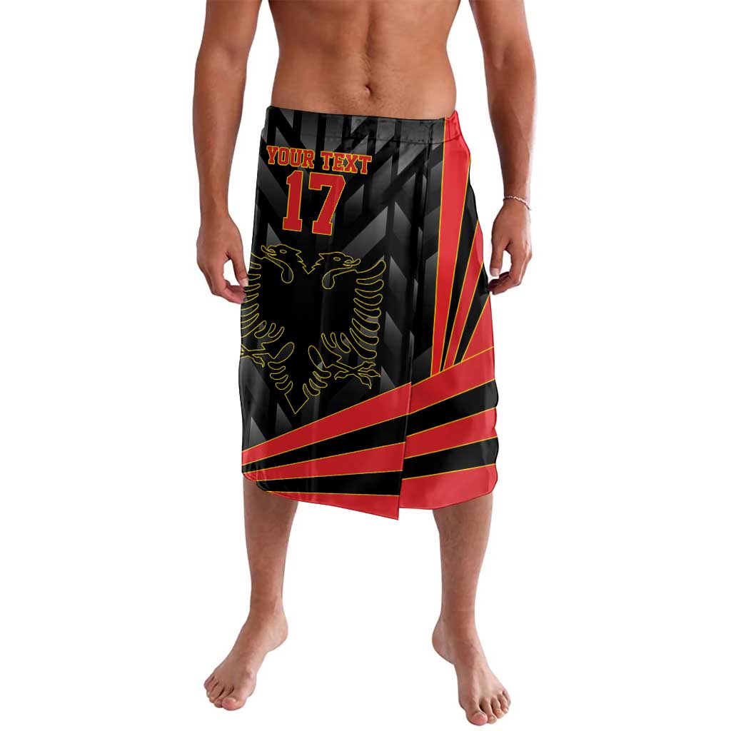 Custom Albania Football We are Champions Lavalava Sporty Style with The Double-headed eagle