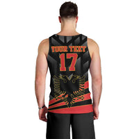 Custom Albania Football We are Champions Men Tank Top Sporty Style with The Double-headed eagle