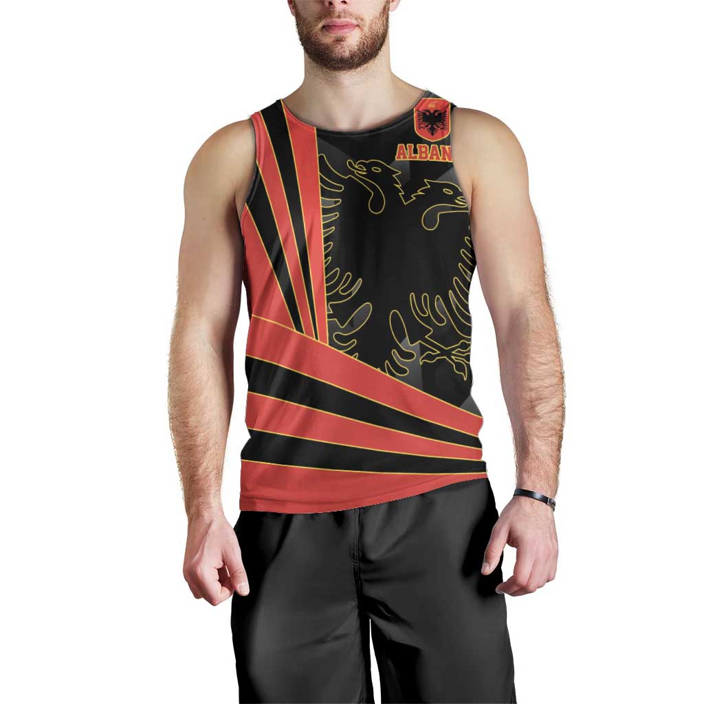 Custom Albania Football We are Champions Men Tank Top Sporty Style with The Double-headed eagle