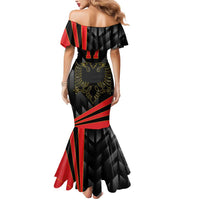 Custom Albania Football We are Champions Mermaid Dress Sporty Style with The Double-headed eagle