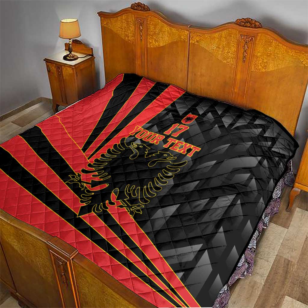 Custom Albania Football We are Champions Quilt Sporty Style with The Double-headed eagle