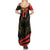Custom Albania Football We are Champions Summer Maxi Dress Sporty Style with The Double-headed eagle