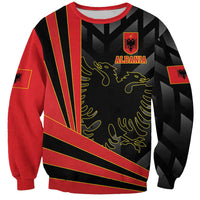 Custom Albania Football We are Champions Sweatshirt Sporty Style with The Double-headed eagle