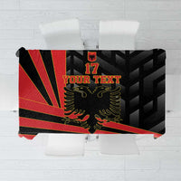 Custom Albania Football We are Champions Tablecloth Sporty Style with The Double-headed eagle