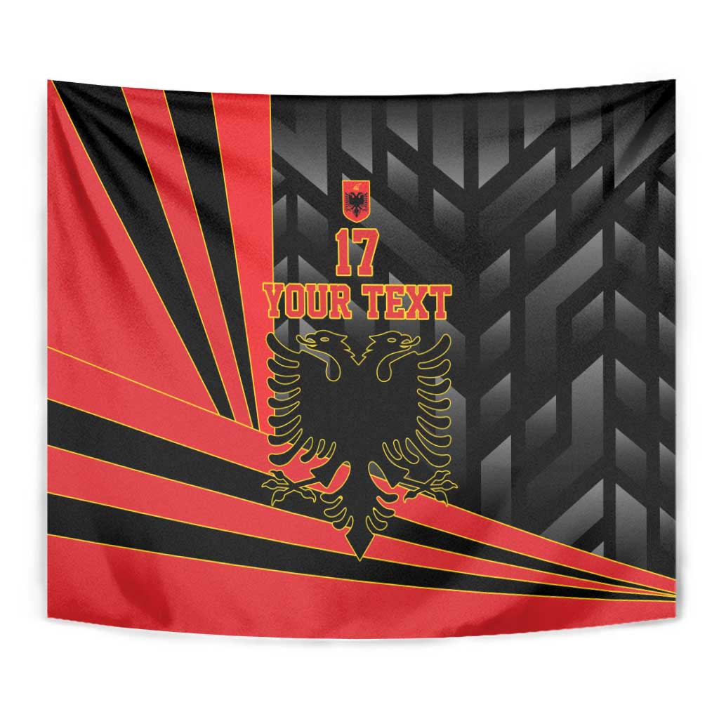 Custom Albania Football We are Champions Tapestry Sporty Style with The Double-headed eagle