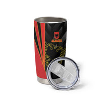 Custom Albania Football We are Champions Tumbler Cup Sporty Style with The Double-headed eagle