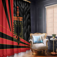 Custom Albania Football We are Champions Window Curtain Sporty Style with The Double-headed eagle