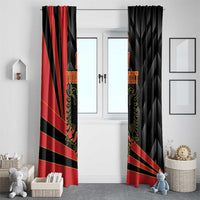 Custom Albania Football We are Champions Window Curtain Sporty Style with The Double-headed eagle
