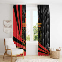 Custom Albania Football We are Champions Window Curtain Sporty Style with The Double-headed eagle