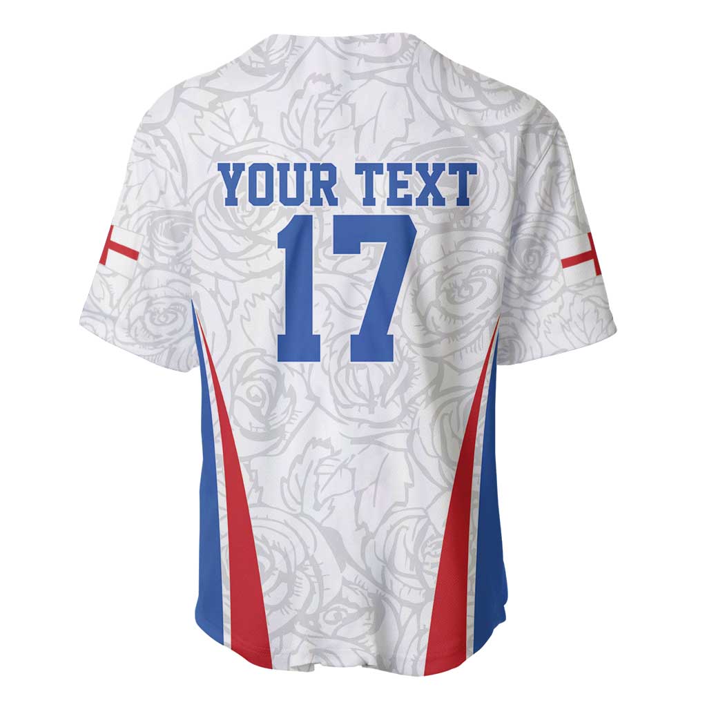 Custom England Football We are Champions Baseball Jersey Sporty Style The Three Lions