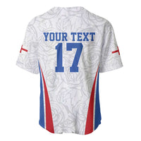 Custom England Football We are Champions Baseball Jersey Sporty Style The Three Lions