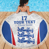 Custom England Football We are Champions Beach Blanket Sporty Style The Three Lions