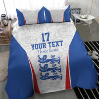 Custom England Football We are Champions Bedding Set Sporty Style The Three Lions