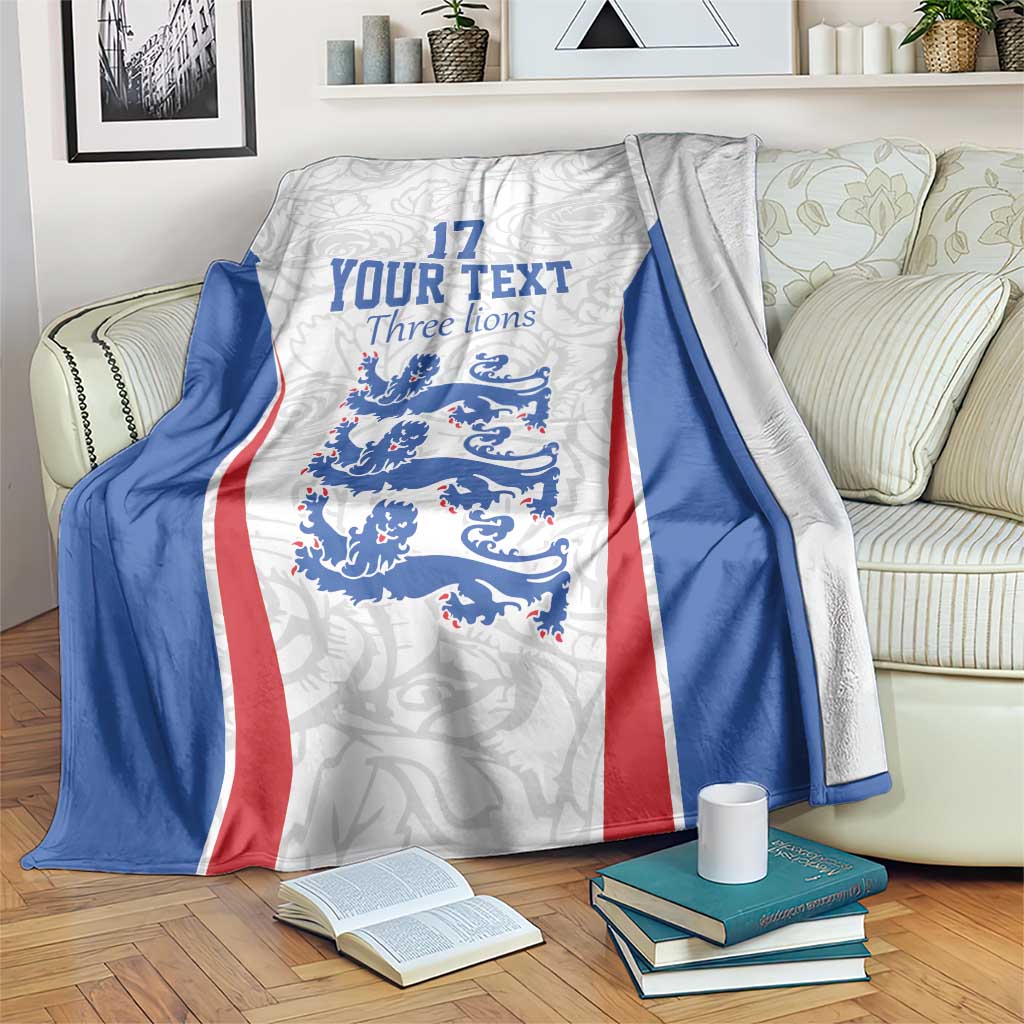 Custom England Football We are Champions Blanket Sporty Style The Three Lions