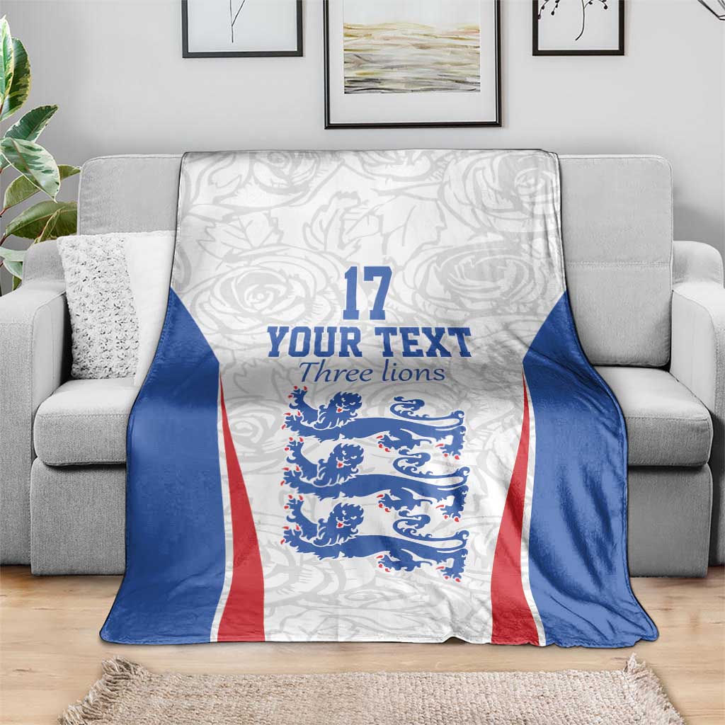 Custom England Football We are Champions Blanket Sporty Style The Three Lions