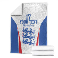 Custom England Football We are Champions Blanket Sporty Style The Three Lions