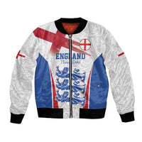 Custom England Football We are Champions Bomber Jacket Sporty Style The Three Lions