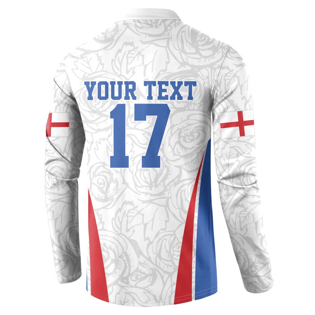Custom England Football We are Champions Button Sweatshirt Sporty Style The Three Lions
