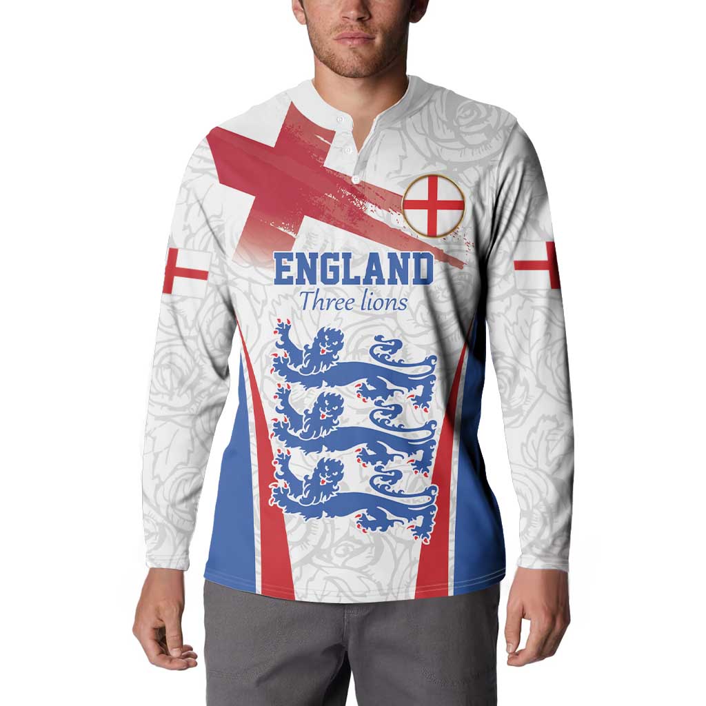 Custom England Football We are Champions Button Sweatshirt Sporty Style The Three Lions