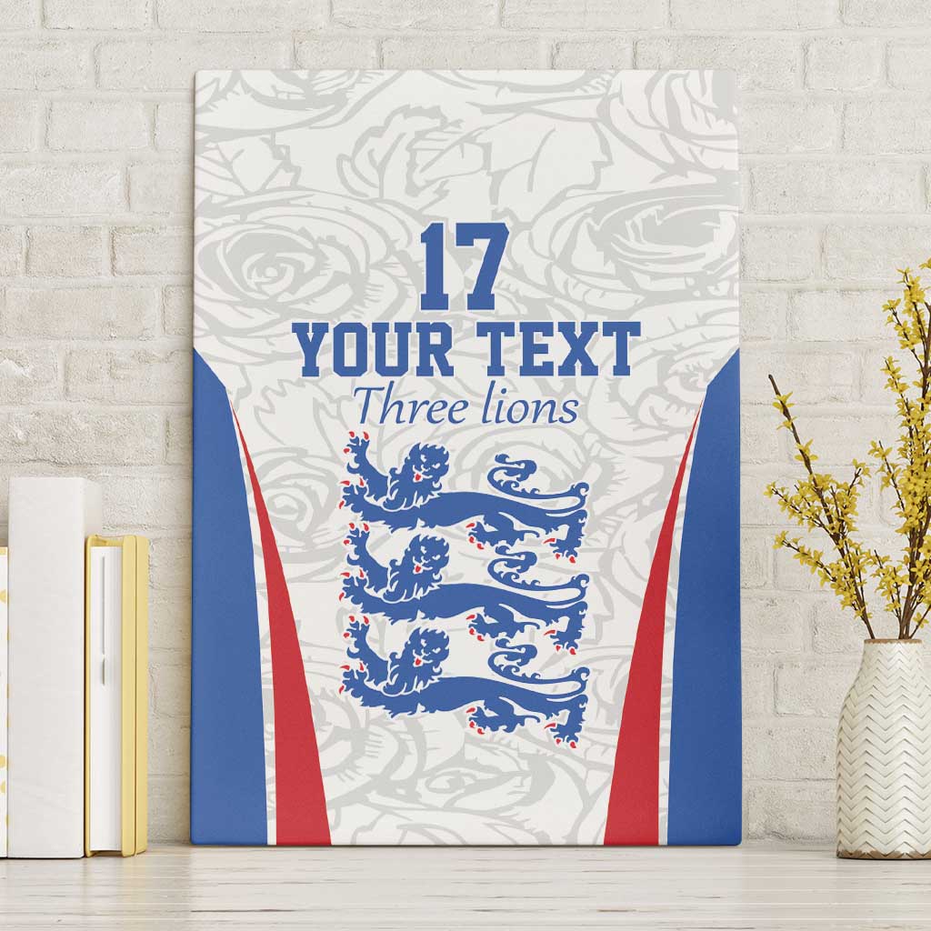 Custom England Football We are Champions Canvas Wall Art Sporty Style The Three Lions