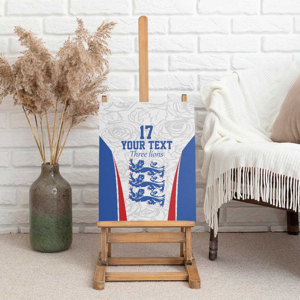 Custom England Football We are Champions Canvas Wall Art Sporty Style The Three Lions