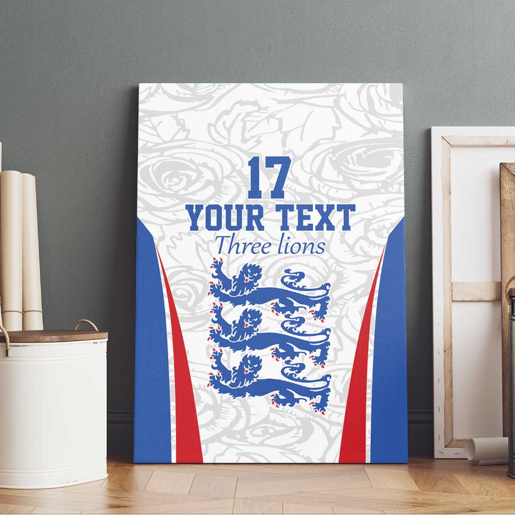 Custom England Football We are Champions Canvas Wall Art Sporty Style The Three Lions