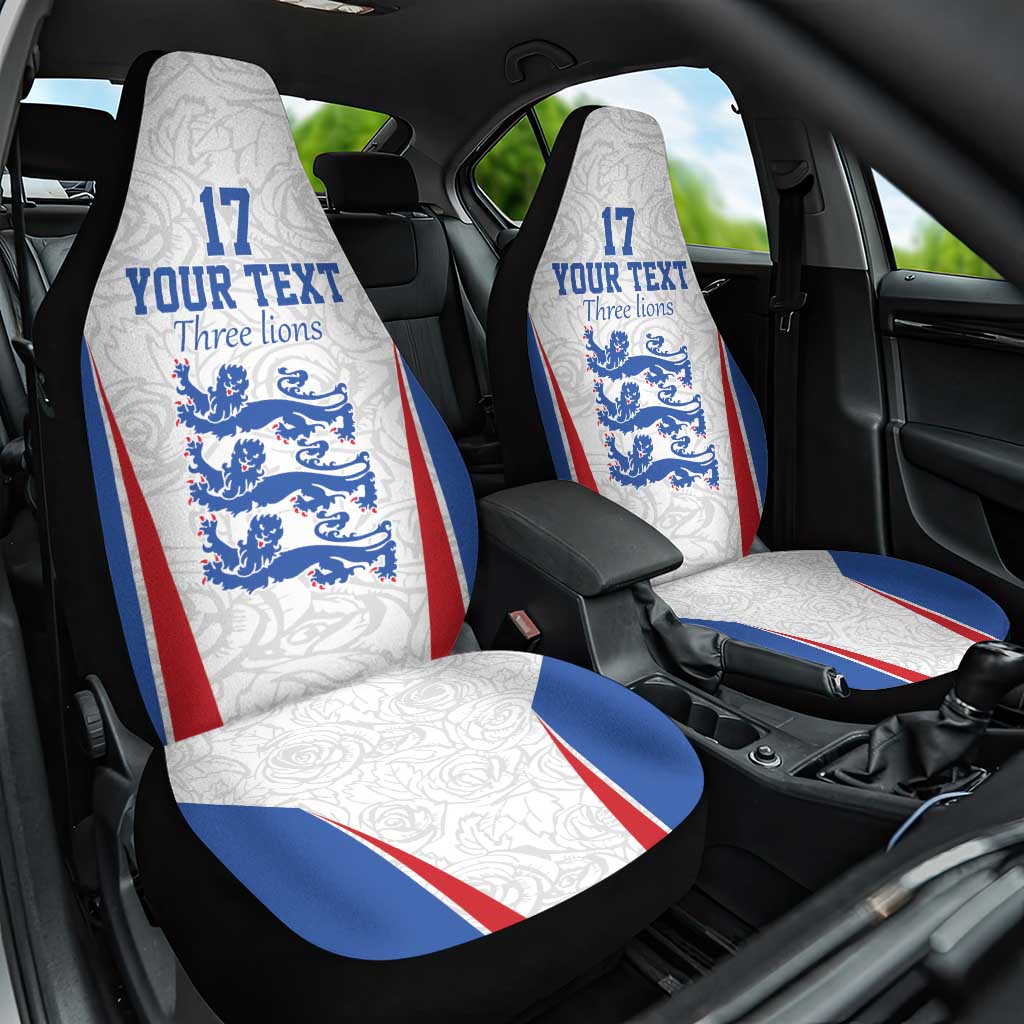 Custom England Football We are Champions Car Seat Cover Sporty Style The Three Lions