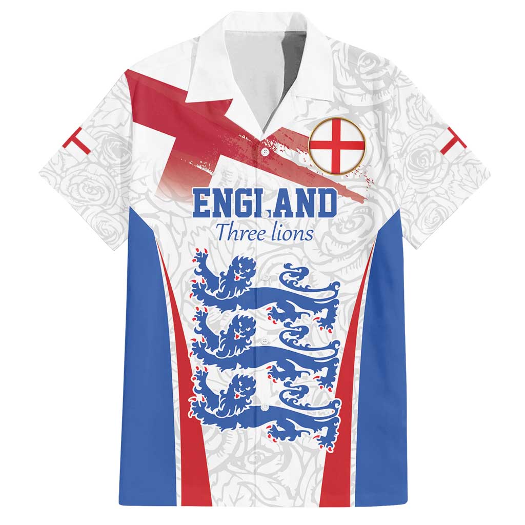 Custom England Football We are Champions Family Matching Off Shoulder Short Dress and Hawaiian Shirt Sporty Style The Three Lions