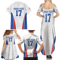 Custom England Football We are Champions Family Matching Summer Maxi Dress and Hawaiian Shirt Sporty Style The Three Lions