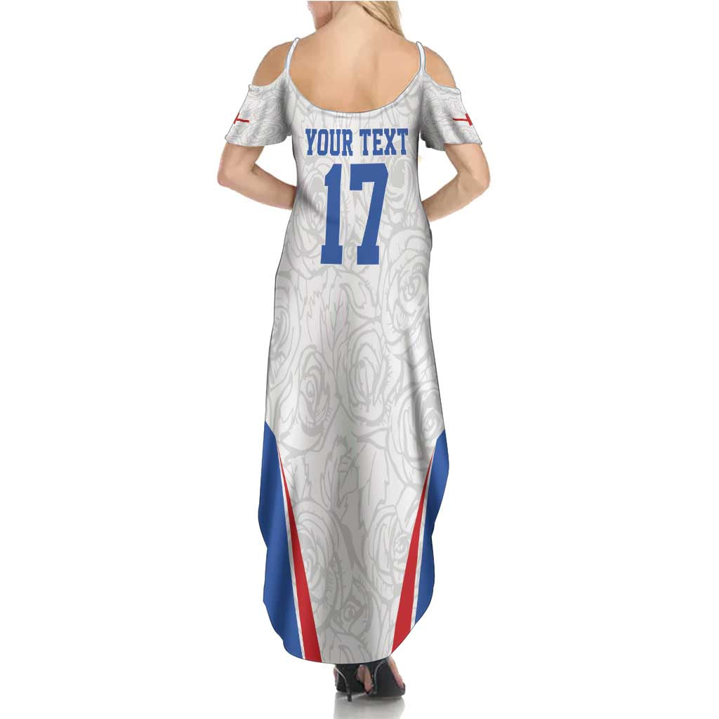 Custom England Football We are Champions Family Matching Summer Maxi Dress and Hawaiian Shirt Sporty Style The Three Lions