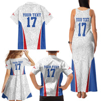Custom England Football We are Champions Family Matching Tank Maxi Dress and Hawaiian Shirt Sporty Style The Three Lions
