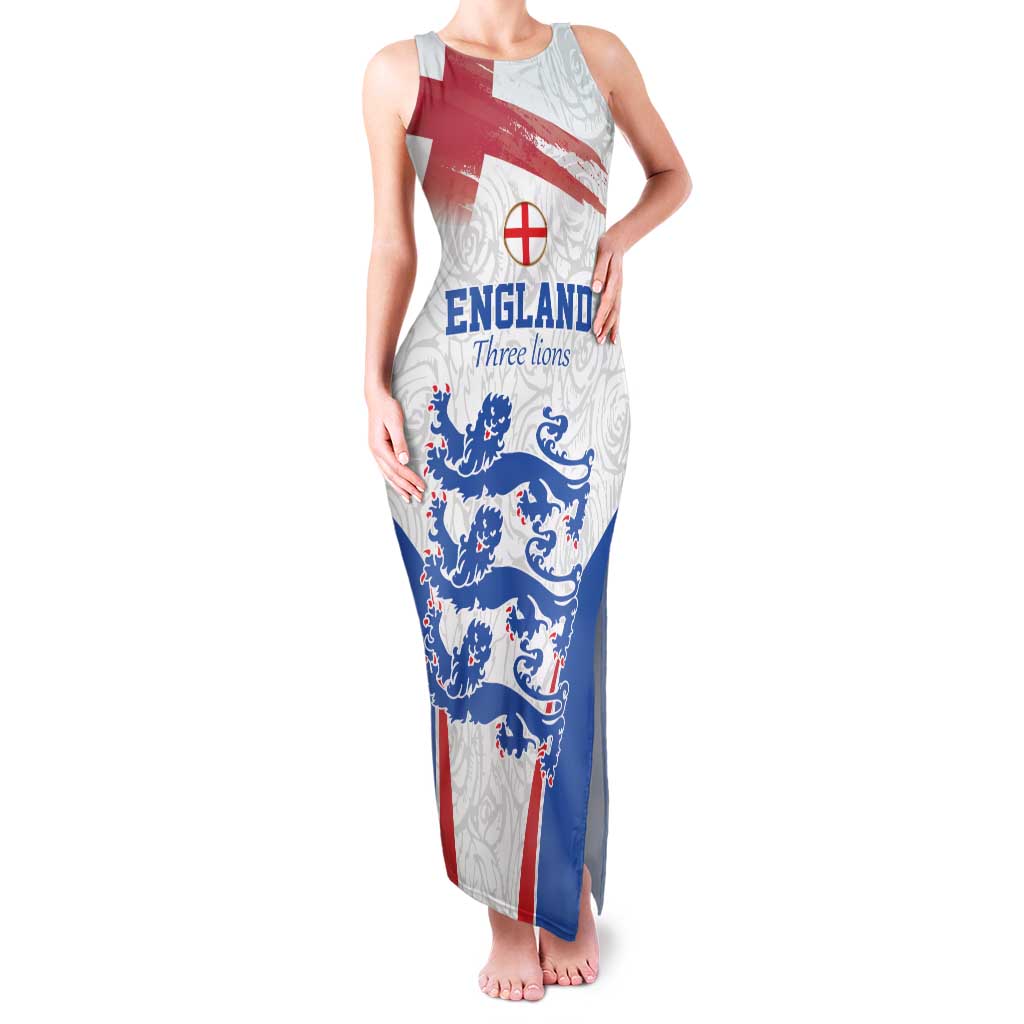 Custom England Football We are Champions Family Matching Tank Maxi Dress and Hawaiian Shirt Sporty Style The Three Lions