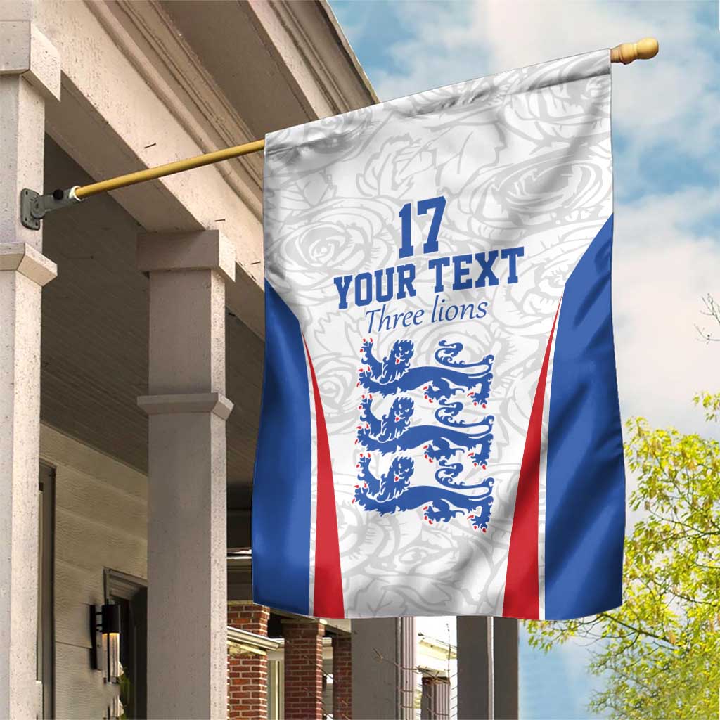 Custom England Football We are Champions Garden Flag Sporty Style The Three Lions