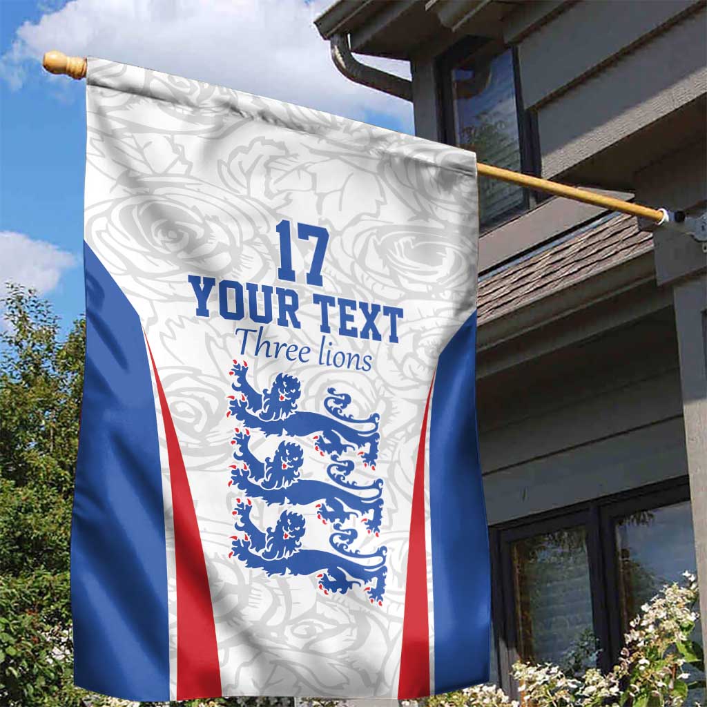 Custom England Football We are Champions Garden Flag Sporty Style The Three Lions