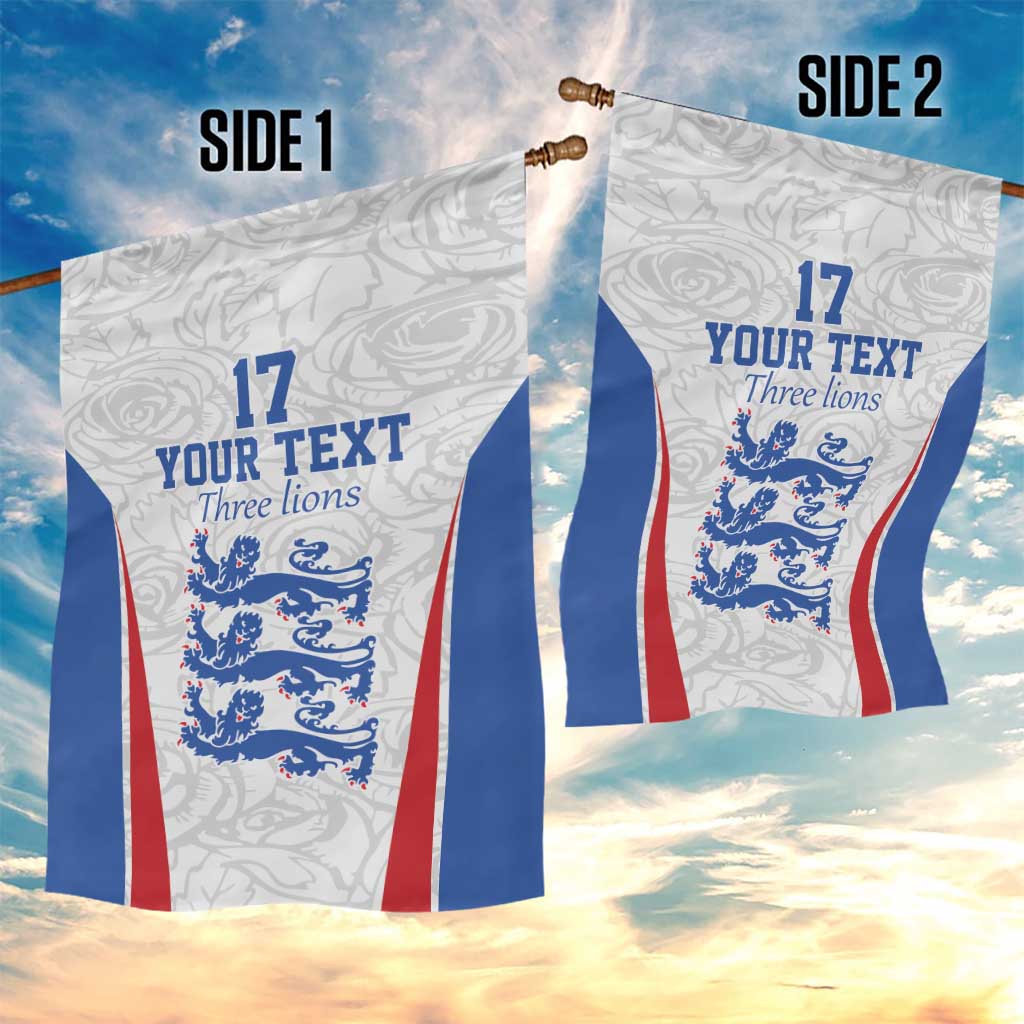 Custom England Football We are Champions Garden Flag Sporty Style The Three Lions