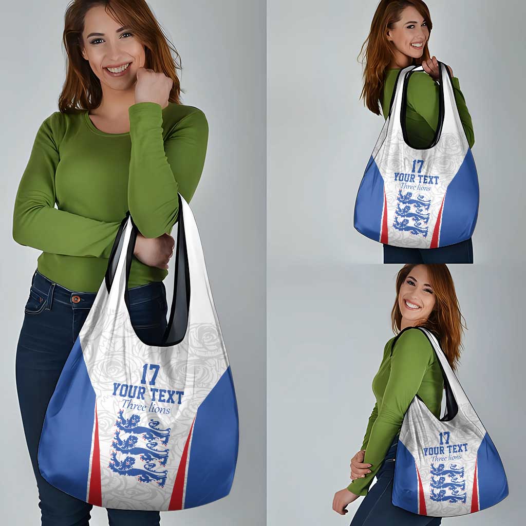 Custom England Football We are Champions Grocery Bag Sporty Style The Three Lions