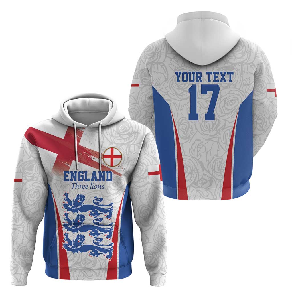 Custom England Football We are Champions Hoodie Sporty Style The Three Lions