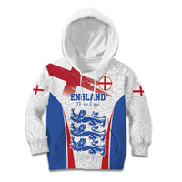 Custom England Football We are Champions Kid Hoodie Sporty Style The Three Lions