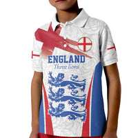 Custom England Football We are Champions Kid Polo Shirt Sporty Style The Three Lions
