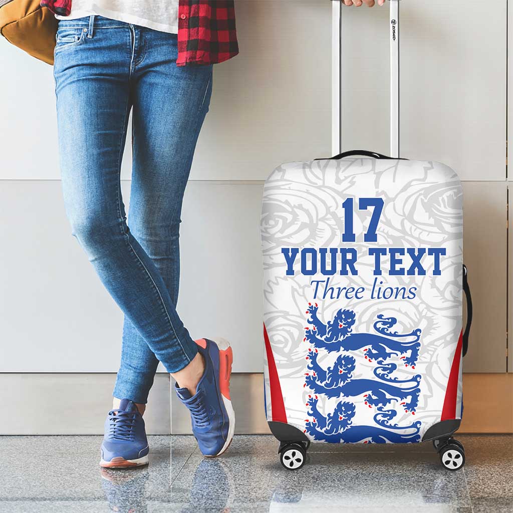 Custom England Football We are Champions Luggage Cover Sporty Style The Three Lions
